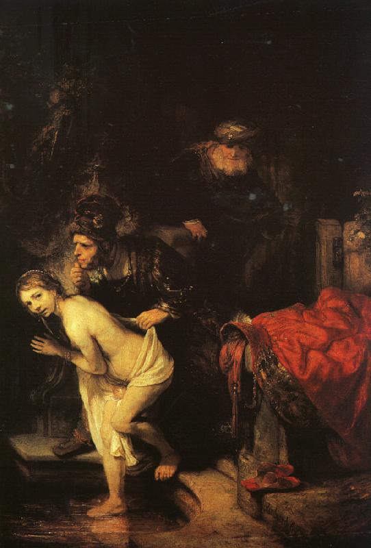 REMBRANDT Harmenszoon van Rijn Susanna and the Elders (detail)